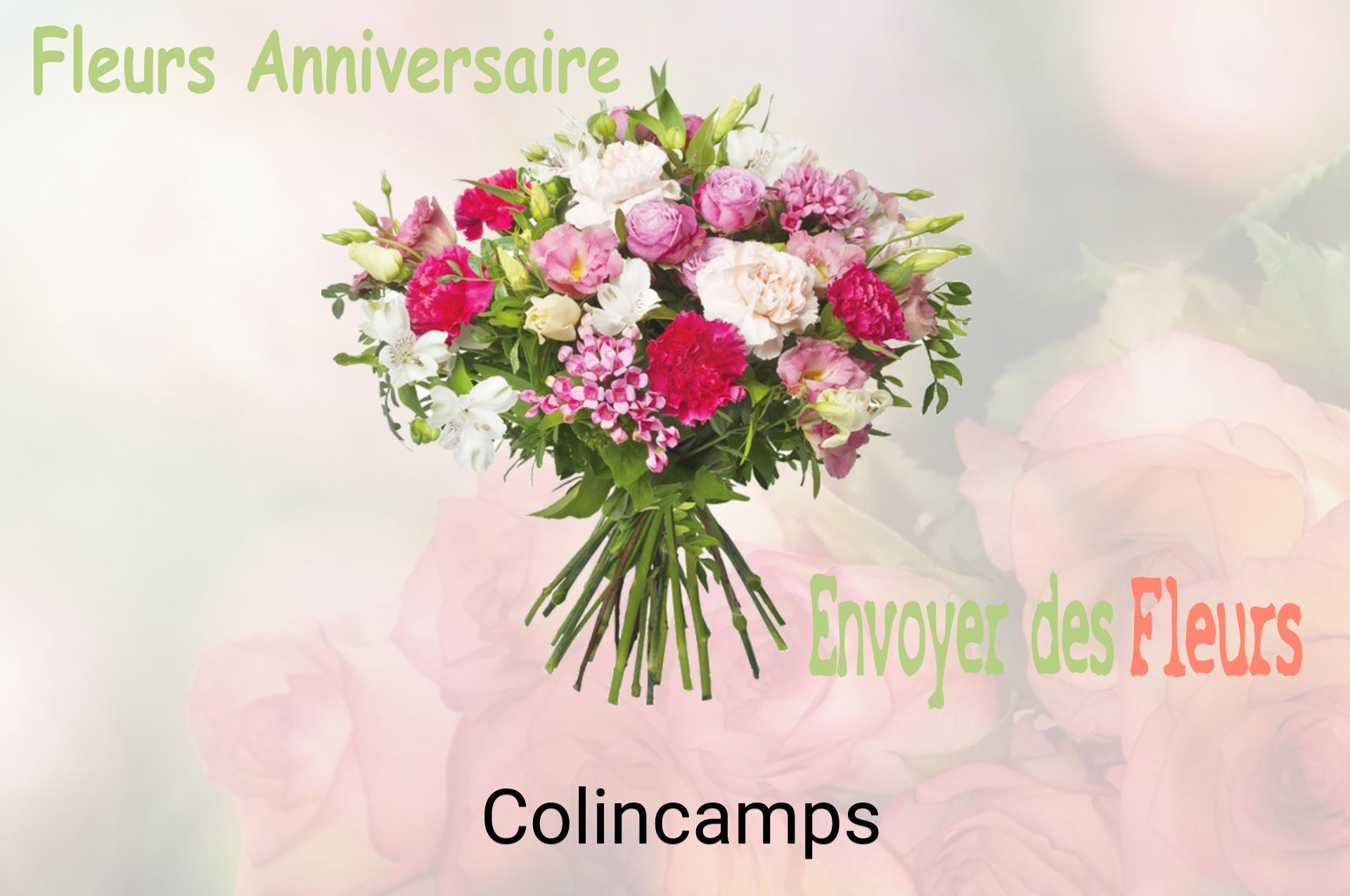 Bouquet de fleurs d’anniversaire livré à Colincamps