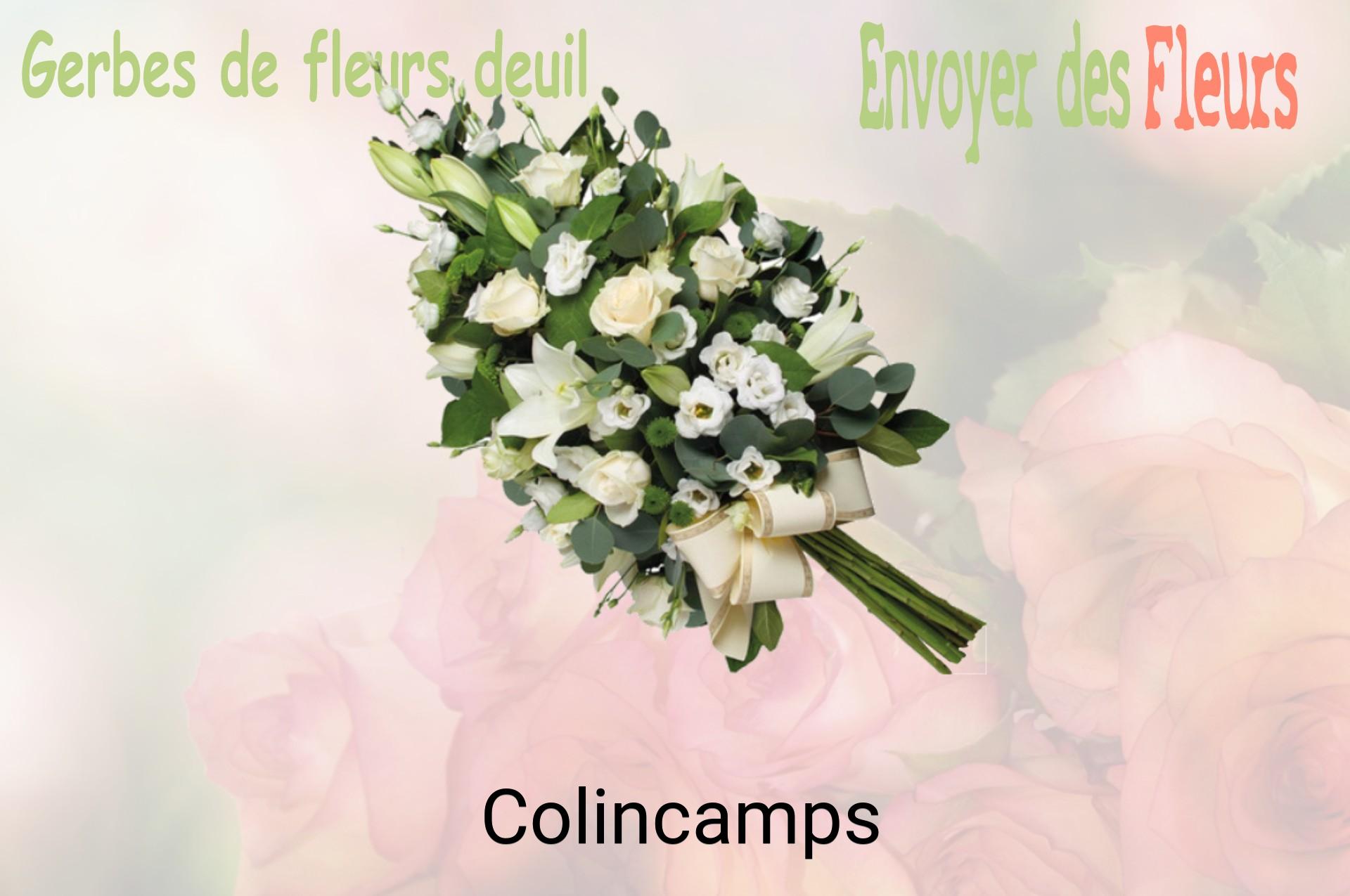 Gerbe de fleurs de deuil livrée à Colincamps